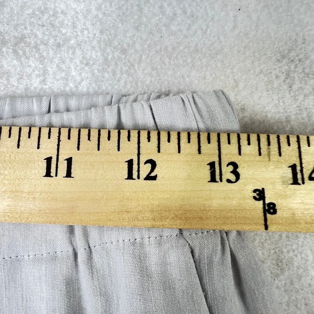 Babaton Day Pant Linen Blend Trouser Sz S Light Purple High-Waisted Straight Leg